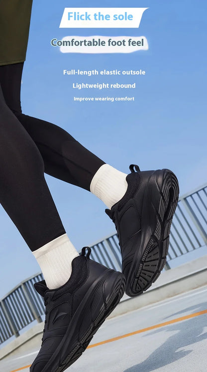 361 Degrees Men Running Shoes Lightweight Cushioning Leather Waterproof Casual Rebound Jogging Non-Slip Sneakers male 672432227.