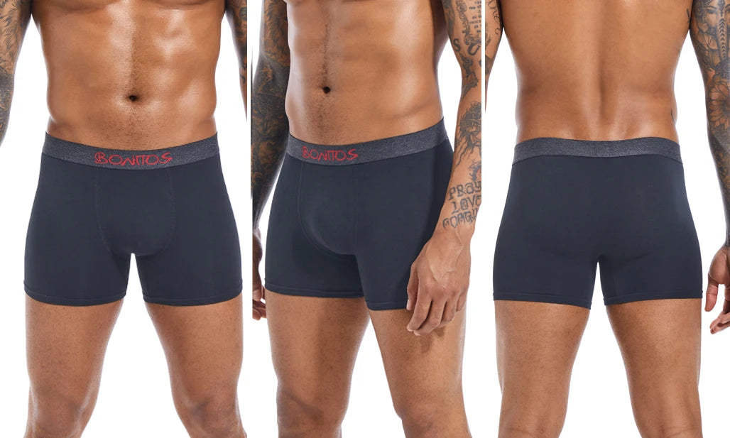 4 stücke Mann Unterwäsche Baumwolle Boxer Shorts Sexy Unterhosen Slip Herren Boxershorts männer Höschen Pack Marke