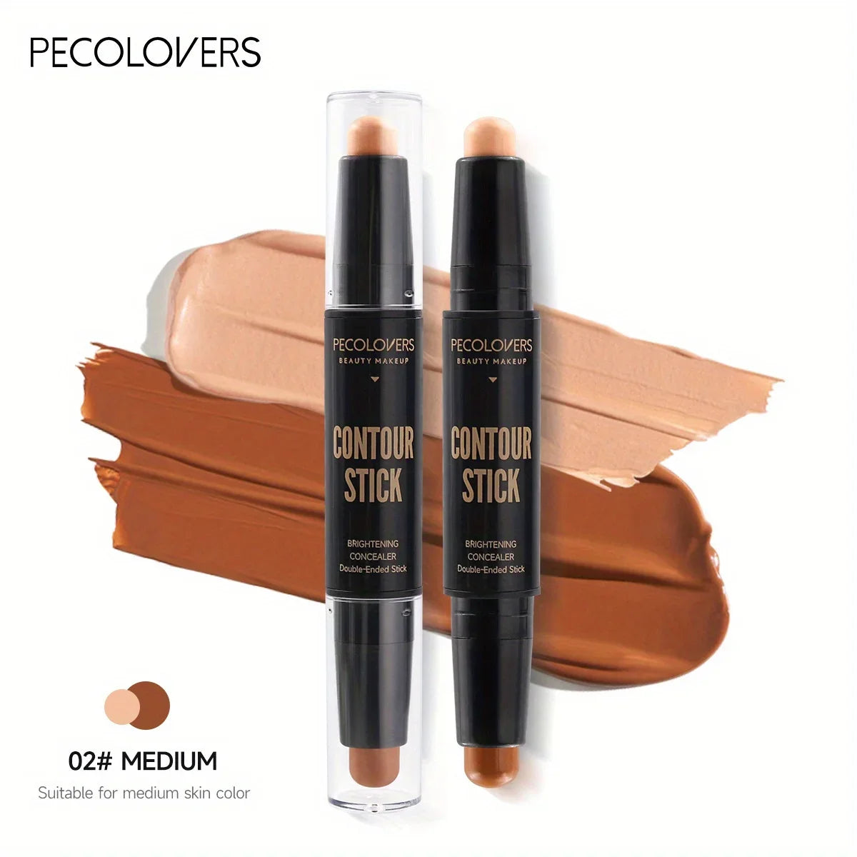 Double Head Highlight Pen Face Make Up Liquid Waterproof Contouring Foundation Contour Makeup Concealer Stick Pencil Cosmetics.