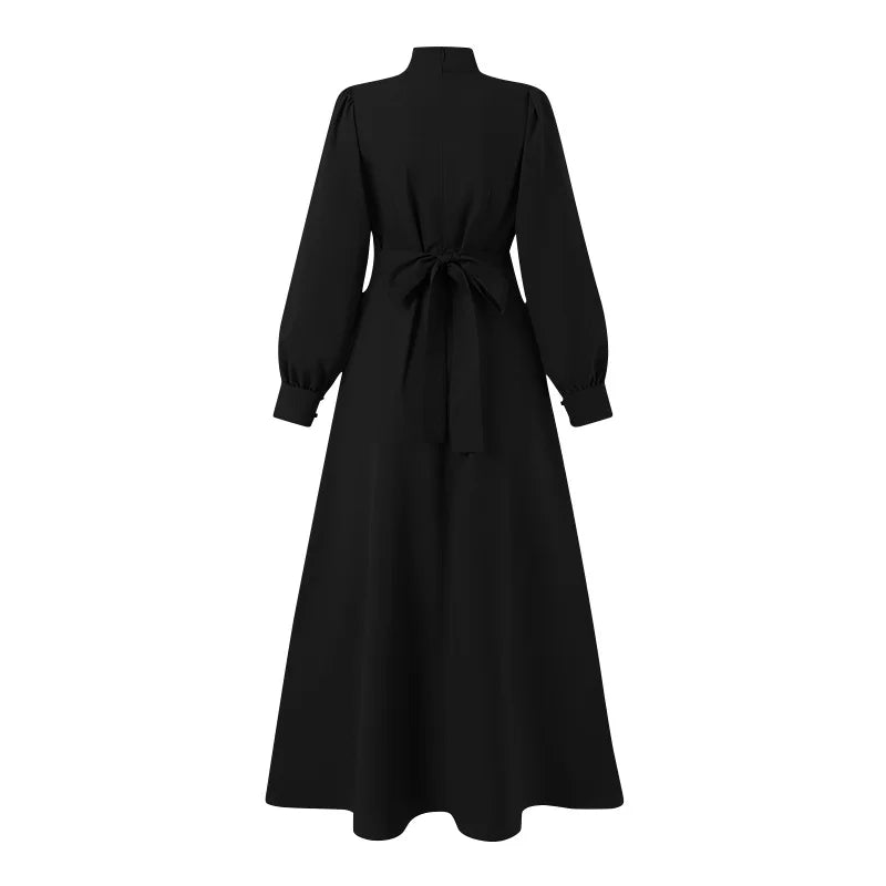 Muslim Women Abaya Long Sleeve Turkish Dresses Women Eid Long Maxi Dress Kaftan Arab Robe Dubai Islamic Clothing Moroccan Kaftan.
