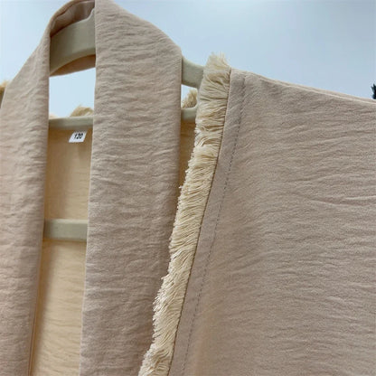 Autumn New Ramadan Open Embroidery Tassel Pink Kimono Abaya Dubai Luxury Muslim Islam Kaftan Dress Abayas Women Kebaya Caftan.