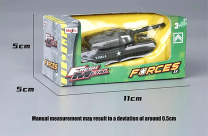 Maisto 3-inch military series model Tank armored vehicle classic static car alloy die-casting car model collection gift toy.