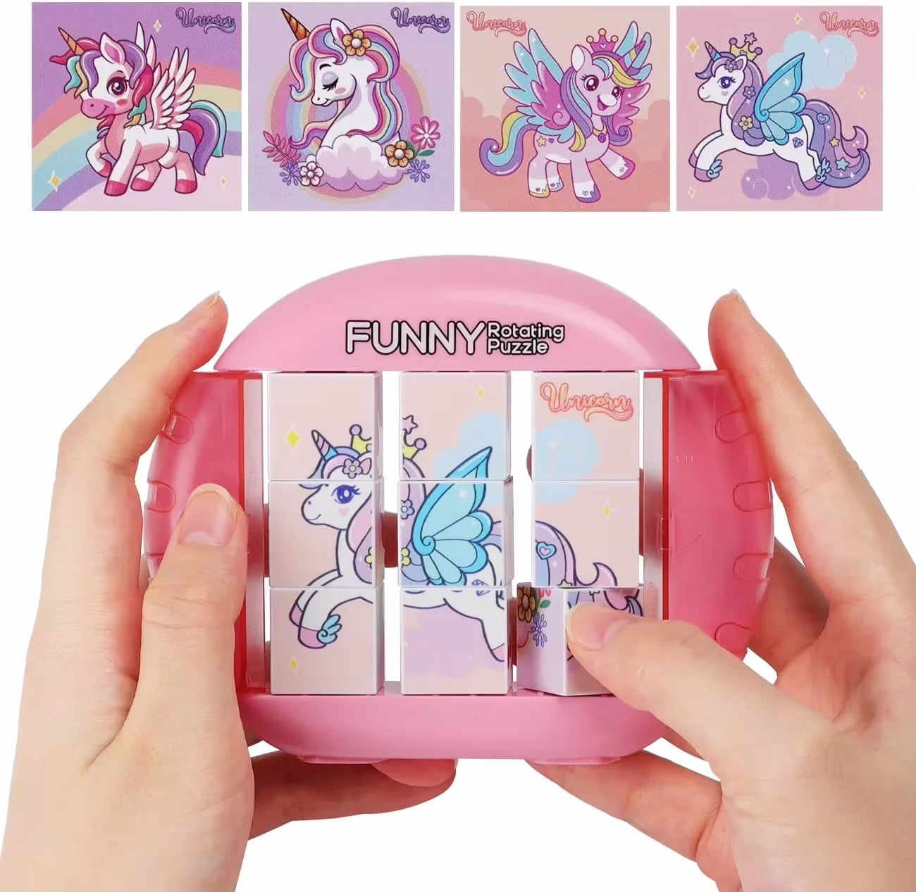 4IN1 Rotating Puzzle for Kids Fidget Toys 3 4 5 6 7 8 Year Old 4 Puzzles in 1  Fine Motor Skills, Gift for Boys & Girls Ages 3+.