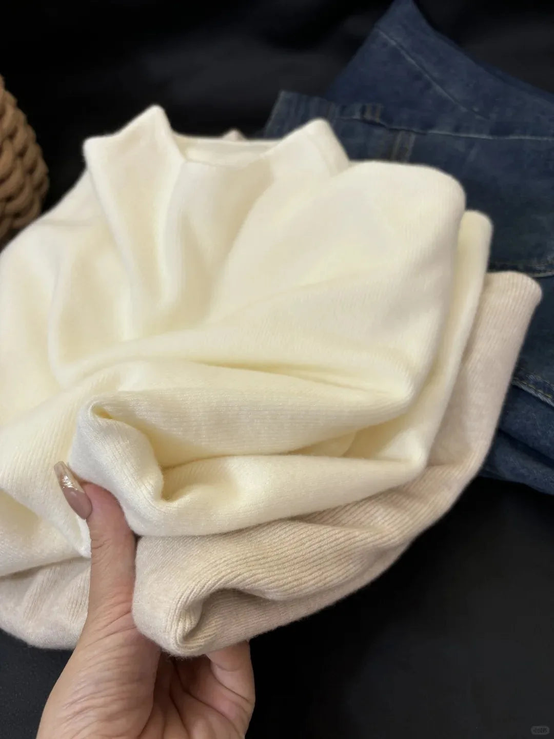 2025 Autumn Winter Fashion Turtleneck Ladies Solid Sweater Women's Casual Vintage Knitted Long Sleeve Pullovers Woman Clothing