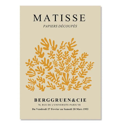 Matisse Poster Yayoi Kusama Posters and Prints Canvas Patings  Flower Market Wall Art Pictures for Living Room Boho Decor.