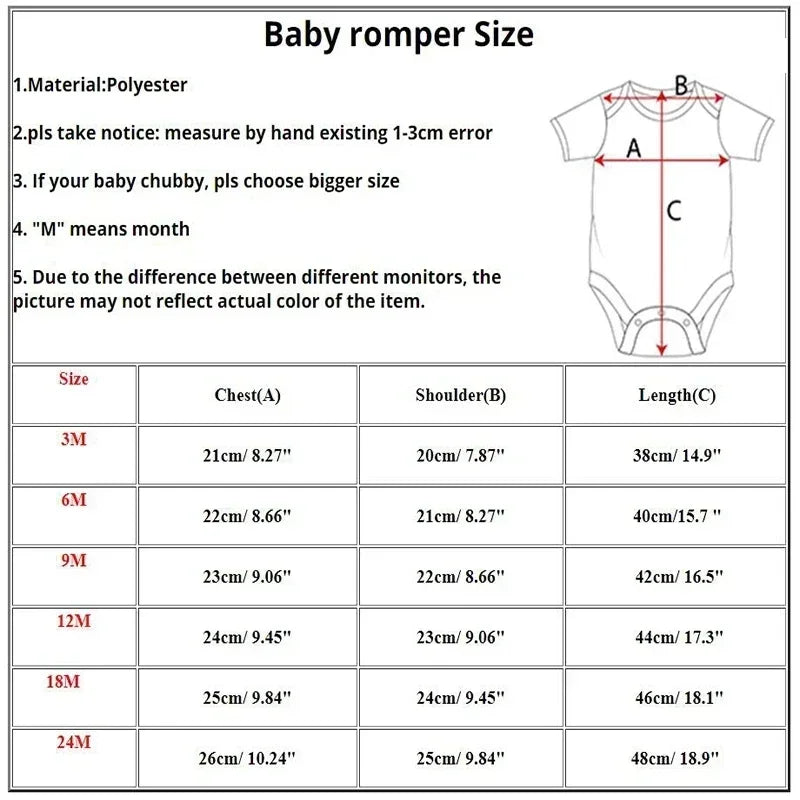 Lustiger spanischer bedruckter Baby-Body für Neugeborene, kurzärmeliger Strampler, niedliche Jungen- und Mädchen-Outfits, Kleinkind-Sommerkleidung, Säuglingsoverall.
