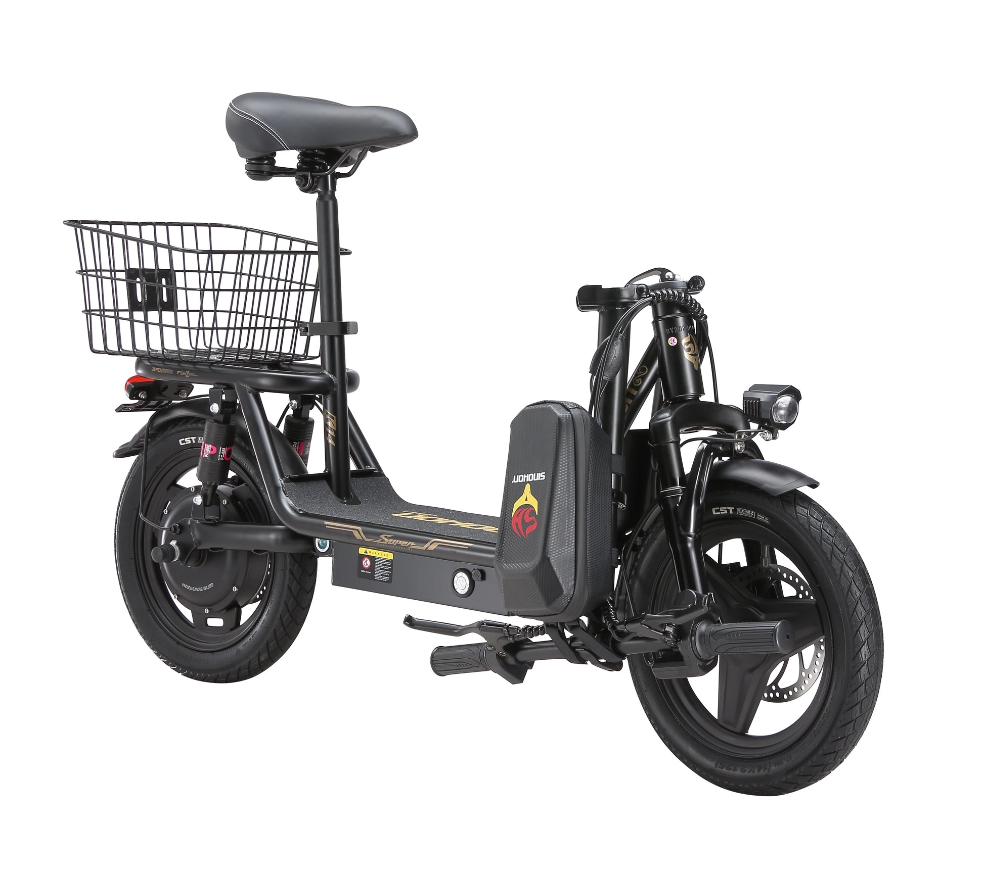 K14 Electric Scooter 500W Peak Motor, 14'' Tires,36V 15.6Ah Battery,32km/h Max Speed,50-60km Range,350W Rated Motor, Disc Brakes.