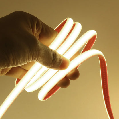 COB LED Strip Dimmable 220V 288LEDs/m Wall Touch Wifi Bluetooth Remote Control Power Kit Waterproof Silicone Tube Adhesive Tape