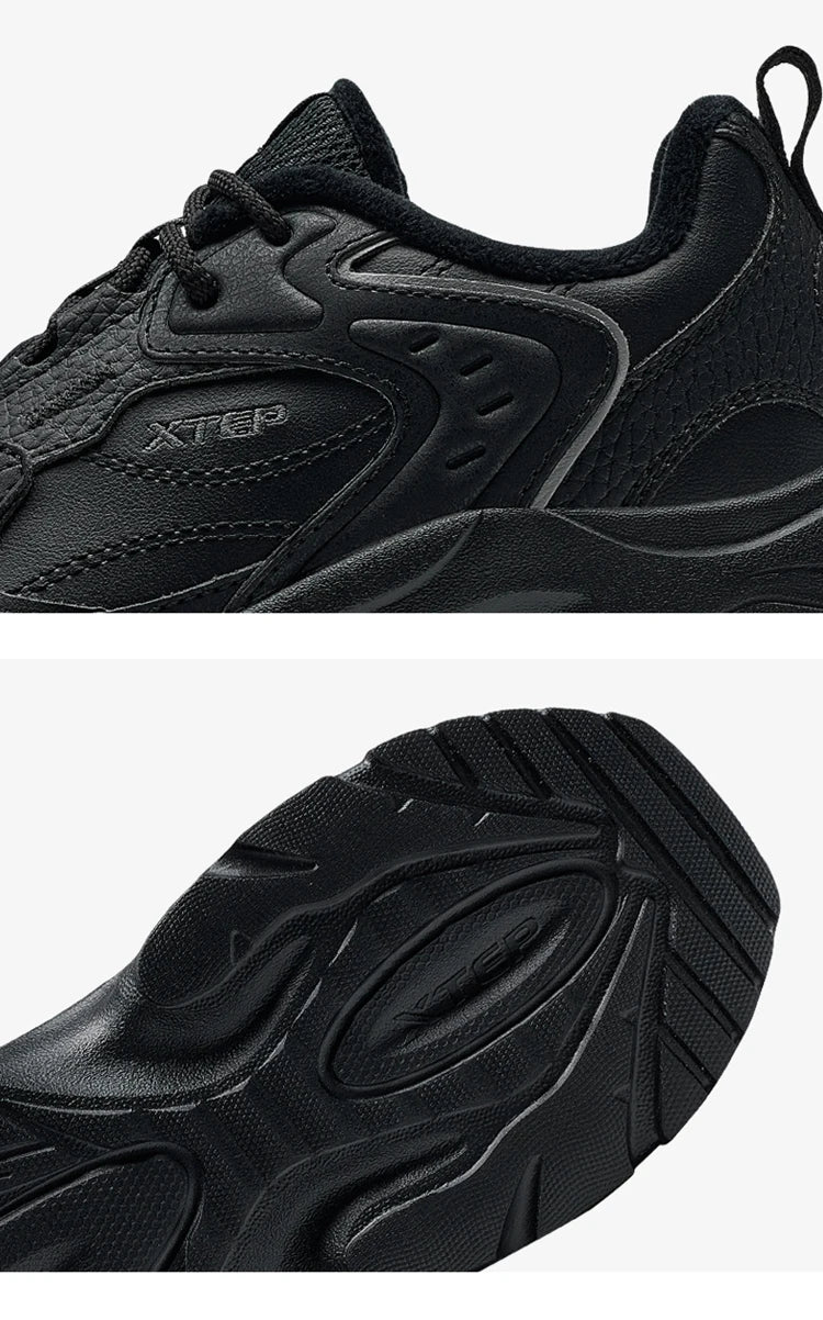 Xtep Cotton Shoes For Women 2024 Winter Warm Soft Sports Shoes Trendy Retro Durability Comfortable Sneakers 876418370026