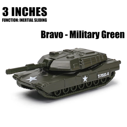 Maisto 3-inch military series model Tank armored vehicle classic static car alloy die-casting car model collection gift toy.