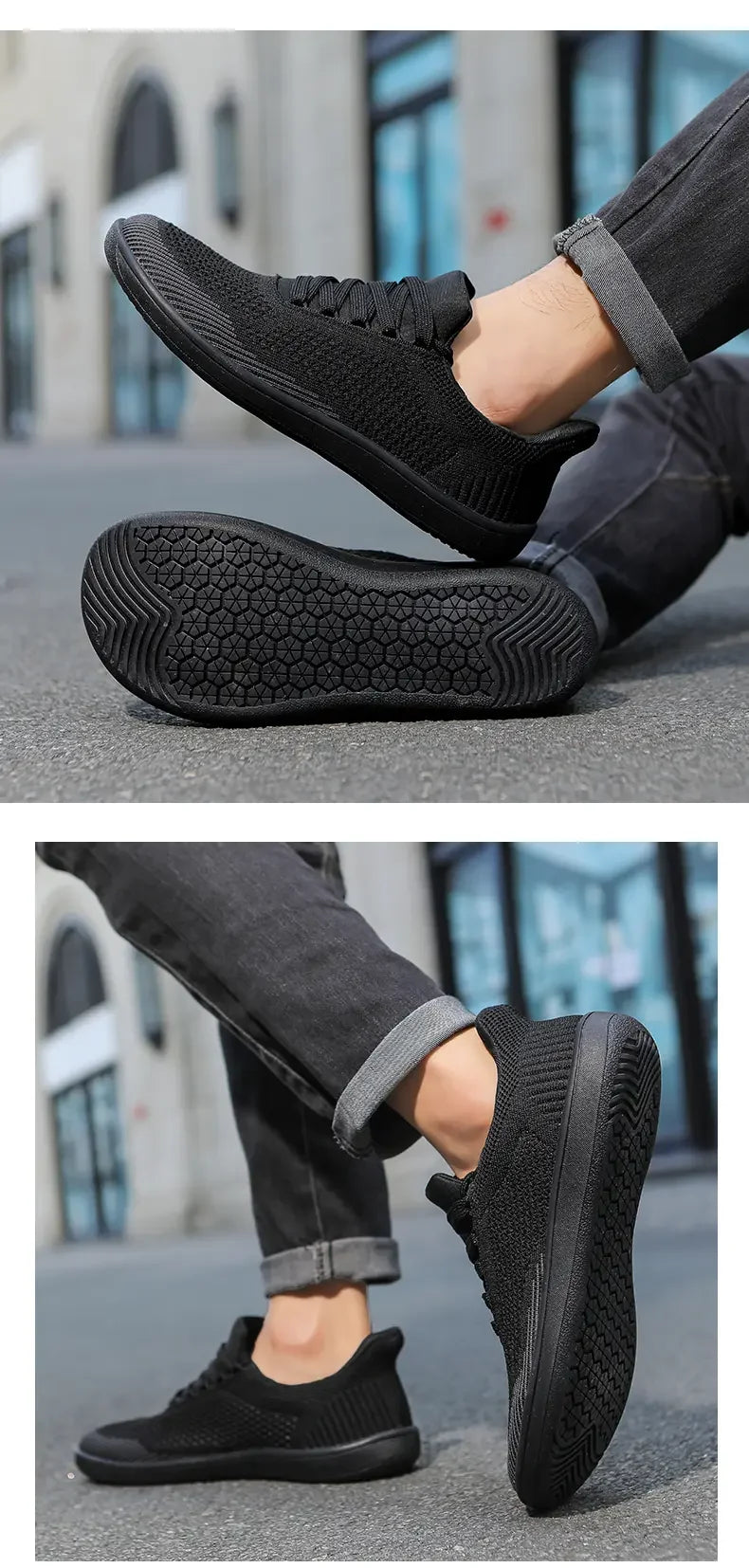 Sommer Breite Schuhe Männer Barfuß Breite Kappe Weichen Sohlen Outdoor Jogging Lace Up Casual Sneaker Atmungsaktive Laufschuhe Tenis Jeans