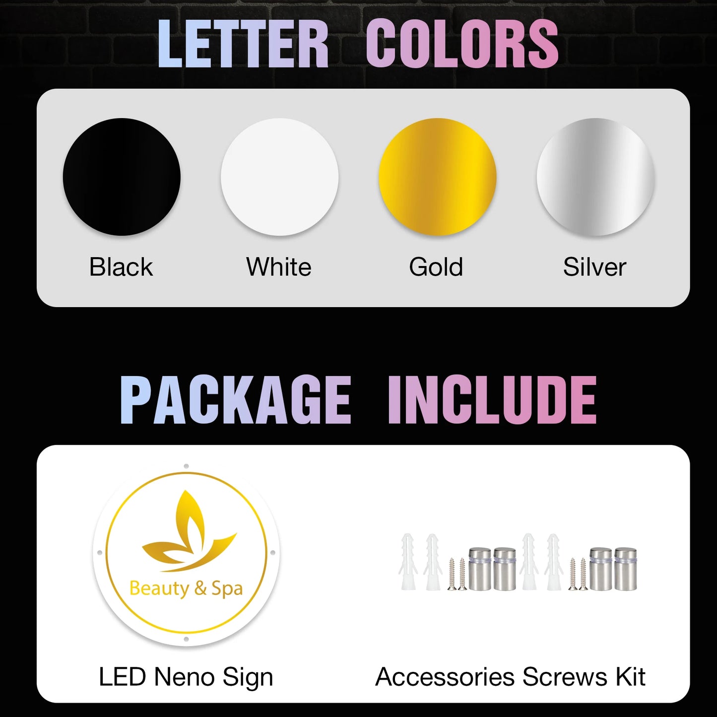 Custom Business Logo LED Sign Backlit Acrylic 3D Rectangle Wall Decor for Beauty Salon Office Company Logo Lighting Signage.