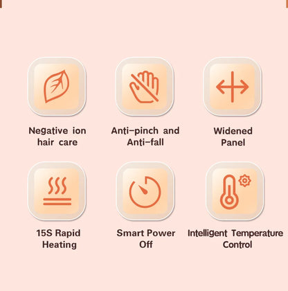 2 in 1 Hair Straightener Curling Ionizer with LCD Wide PanelProfessional Ceramic Hair Straightener with adjustable temperature.