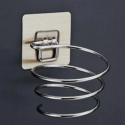 Neue Spirale Wand Montiert Haartrockner Lagerung Organizer Rack Halter Aufhänger Verwendung Im Badezimmer Salon Stylist Werkzeug Trockner Organisieren