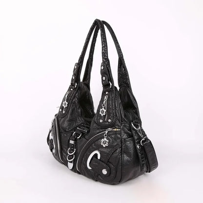 Women Handbags Fashion Shoulder Bag Large Tote Top-handle Shopping Pack Multifunctional Satchel Lady Hobos  Big Purse.