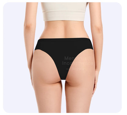 Bikini Menstrual Panties Eco-friendly Reusable Breathable Leakproof Period Underwear for Women Bamboo Fibre