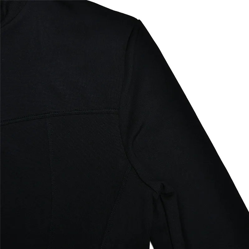 Mozision Autumn Winter Long Sleeve Jumpsuits Women Overalls Fashion Zipper O Neck Sporty Rompers Ladies Casual Playsuits 2023.