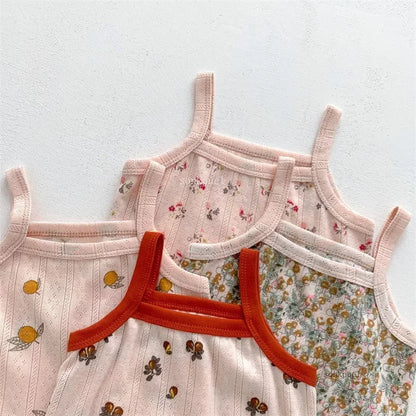 Baby Kleidung Sets Sommer Kleinkind Mädchen Strap Anzüge Baumwolle Druck Baby Jungen Tops T und Shorts Infant Trainingsanzug Neugeborenen Sets.