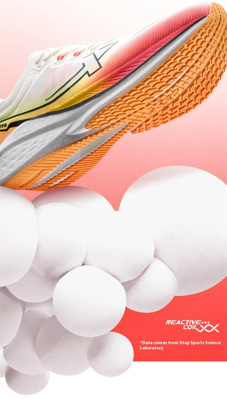 Xtep Five Speed 2.0 Running Shoes For Men  2024 Autumn Comfortable Sports Shoes Jogging Cushioning Sneakers 876319110001.