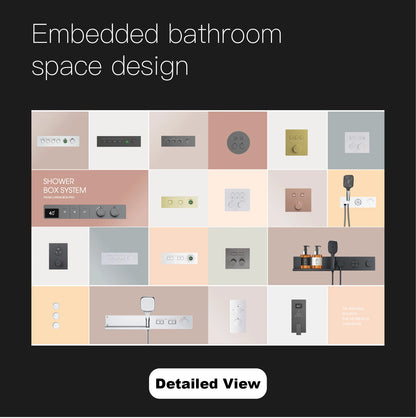 Luxuriöser Badezimmer-Wasserhahn aus gebürstetem Goldmessing im Deckendesign mit doppelter Steuerung von Hot & Cold-Waschtischarmaturen. Einfacher und anpassbarer Wasserhahn