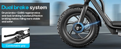 EMOKO A19 City E-Scooter 500W 36V15AH Battery 12 Inch Tires EScooter Adult City Commuter Electric Scooter.