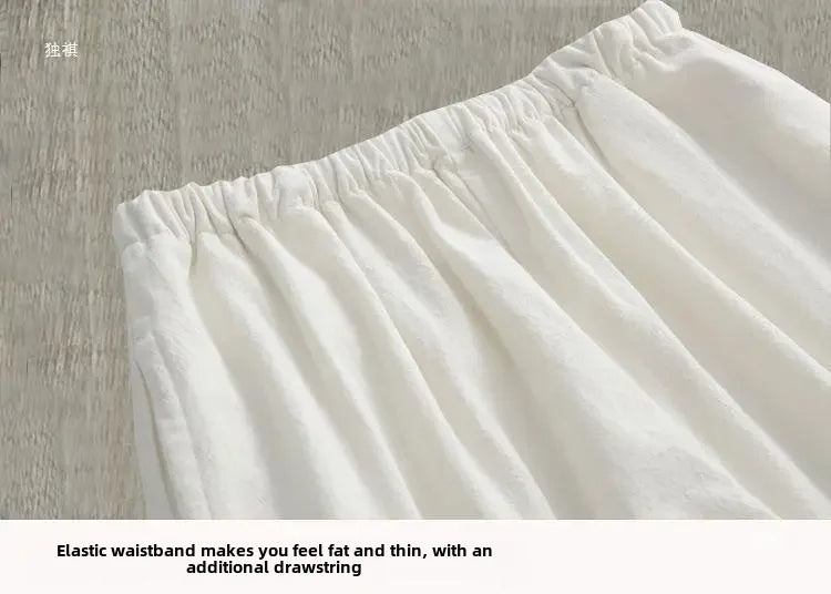 Traditional Chinese Men's Tang Suit Cotton Linen Ancient Costume Tea Servant Zen Meditation Clothing Middle Mountain Hanfu