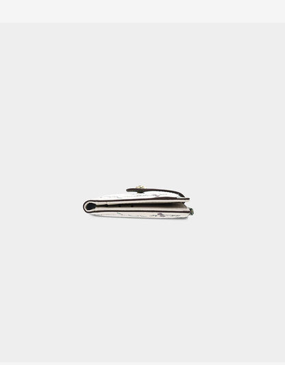 FOXER New Women's Long Wallet Fashion Multi-card Clutch Slot Card Holder Signature Versatile PU Floral Wallet Zipper Coin Purse