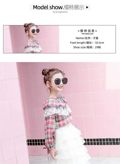 2023 Children's Little White Shoes Girls' Student Flat Bottom Casual Sports Shoes Low Top Spring Korean Plate Shoes.