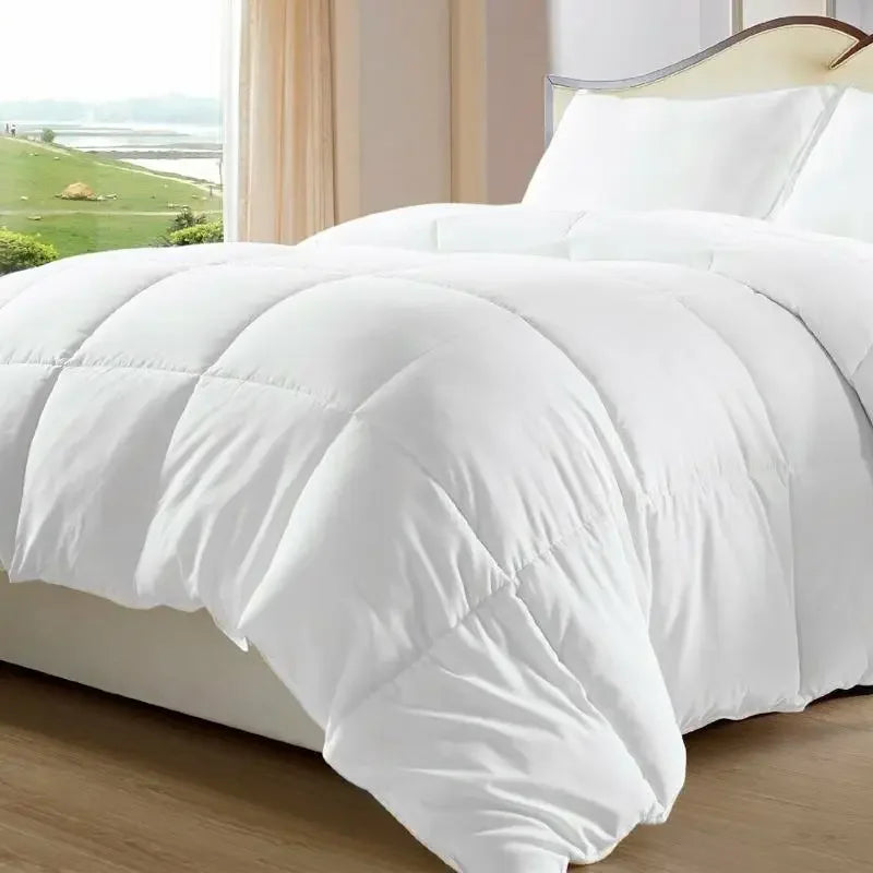King/Double/Single Size 100% White Goose Down Comforter for Autumn Winter Duvet Insert Blanket Filling Feather Down Quilt Duvet.