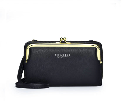 Fashion Women Luxury Leather Single Shoulder Bags Ladies Large Capacity Crossbody Mobile Phone Purse Female Messenger Wallet