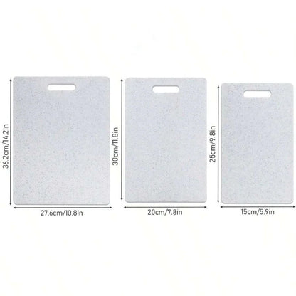 Marble Texture PP Cutting Board Antibacterial and Mildew Cutting Board Kitchen Vegetable Cutting Board Dishwasher Safe