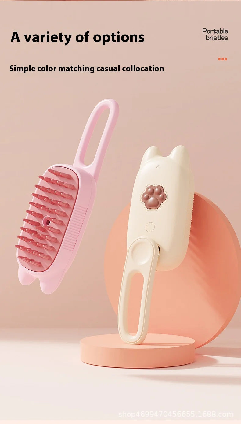 Pet Electric Spray Comb Cat Dog General Spray Massage Comb Cat Hair Removal Cleaning Supplies, Pet Accessories, Pet Steam Comb.