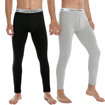 Men Thermal Underwear Skin-Friendly Render Pant Winter Warm Long Johns Men'S Soft Elastic Large Size Leggings Comfortable Tights.