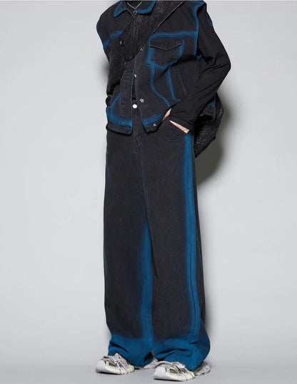 Denim Jacket T-shirts Pants Suits for Men No Logo Man Trousers Sets Luxury Summer Clothes Short Quarter Sleeve Outfits Tee Chic.