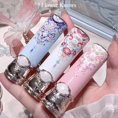 Flower Knows Butterfly Cloud Collar Collection Cosmetics Water Non Stick Cup Lipstick Lght Film-forming Solid Lip Gloss Makeup.