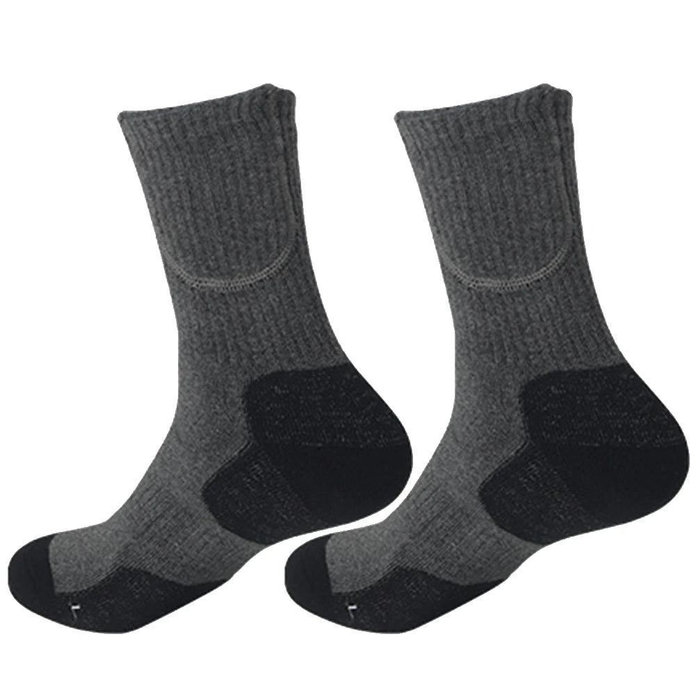 Unisex Thermal Insulated Socks Washable Electric Thermal Socks Elastic Thickened for Outdoor Sports Skiing.