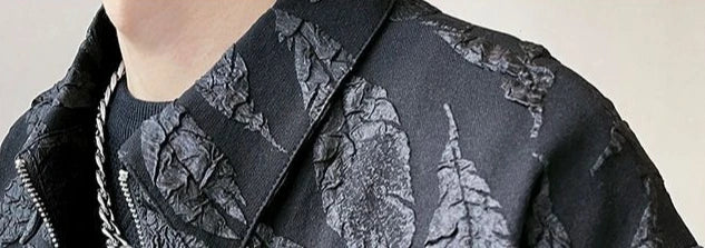 Man Coat Spring Autumn Black Jacket for Men Printed Zip V Clothing Fashion 2024 High Quality Cold Stylish Casual Luxury Designer.