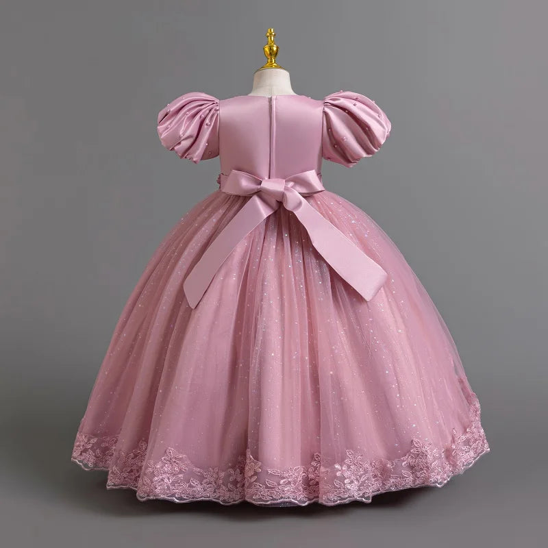 Neue wunderschöne Mädchen Party kleid Eröffnungs feier Kleidung Halloween Performance Tanz Prinzessin Rock 4-12t Weihnachts kleid.