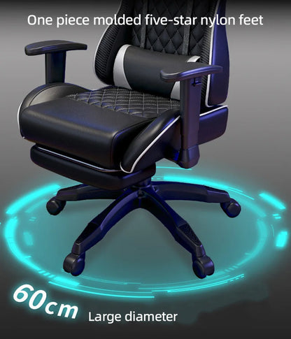 Gaming-Stuhl, Racing-Stil, ergonomischer Computer-Schreibtischstuhl, sitzender Heimcomputer, Gamer-Sofa, Studentenwohnheim, drehbarer Einzelstuhl