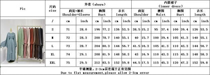 Ramadan Muslim Women 2 Piece Set with Chain Party Dresses Abaya Eid Jalabiya Sashes Diamond Morocco Dubai Kaftan Cardigan Robe.