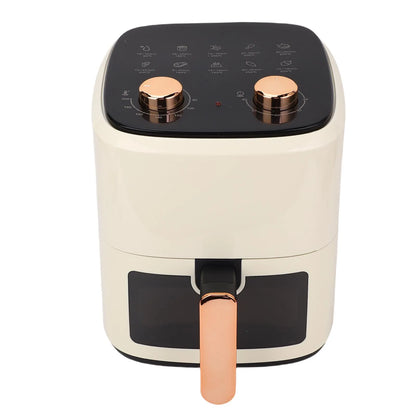 1350W Air Cooker 5.5L Large Capacity Full Automatic Multifunction Oilless Kitchen Fryer for Making Egg Tart Grilled Fish.