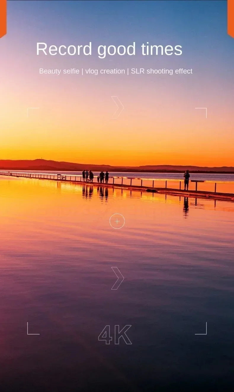 48M HD Digital Cameras 2.8 Inch IPS Screen Instant Photo Camera 18X Zoom Dual Lens Portable Child Camera Photographic Camcorder.