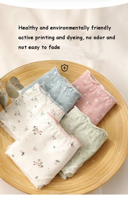 New Women Panties Antibacterial Cotton Lace Underwear Women's Floral Sweet Girls Briefs Mid-waist Shorts Female Lingerie M-XXL.