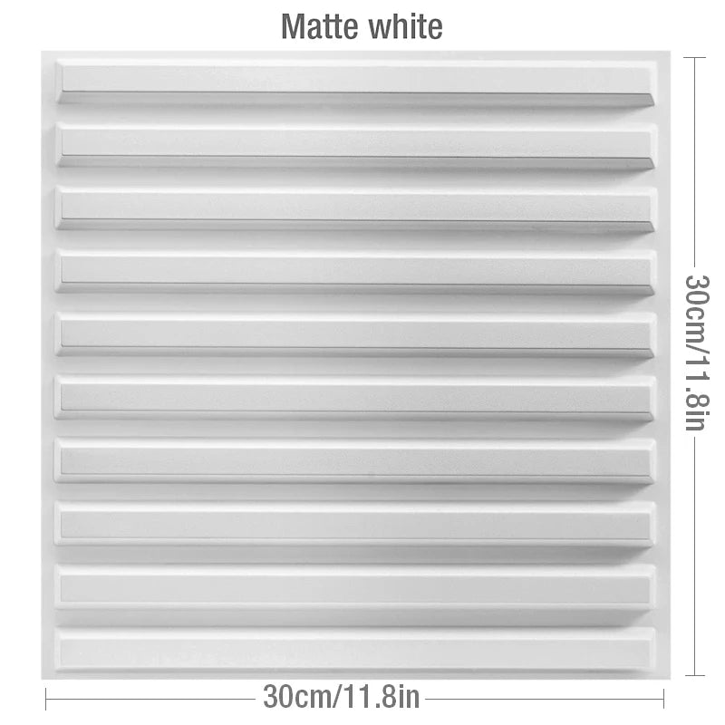 10pcs 3D Wall Panel 30x30cm Gold Mosaic Indoor Wall Decoration for Living Room Bedroom Hotel Office Esports game 3D Wall Sticker