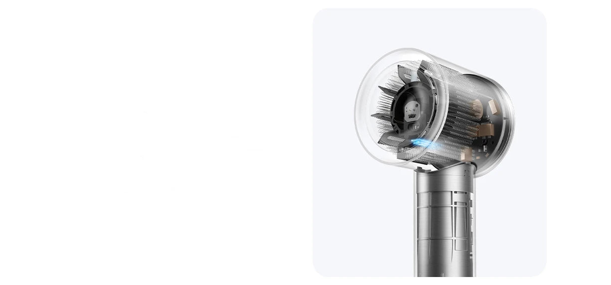 XIAOMI MIJIA High Speed Water Ion Hair Dryer，Water Ion Care，57° Intelligent Temperature Control，220V CN Version (With Adapter).