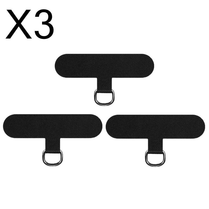 Universal Mobile Phone Lanyard Straps Gasket Anti-lost Nylon Detachable Phone Hanging Cord Patch Replacement Sling Tether Pad.