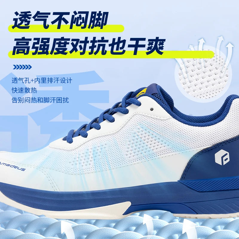 FitVille Professionelle Tennisschuhe für Herren, Soprt-Schuhe, Trainings-Sneaker, rutschfest, schweißabsorbierend, geschwollene Füße, Fußgewölbeunterstützung.