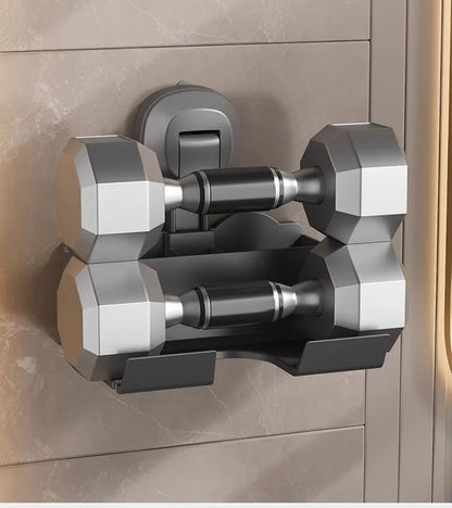 Halterung für Haartrockner, Aufbewahrungsregal mit Saugnapf, ohne Stanztoilette, Aufbewahrungsregal für das Badezimmer, Aufhänger für Haartrockner