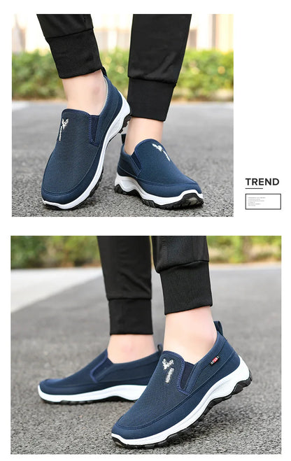 Men's Shoes Casual Sneakers Summer Breathable Mesh Waterproof Outdoor Slip On Flats Affordable Free Shipping Shoes.