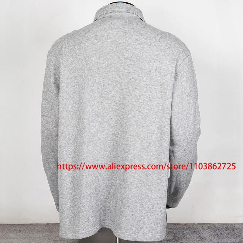 2025 MARTINE ROSE Zip Up Cardigan High Quality Splicing Design Real Photo Autumn Winter Ribbed Collar Martine Rose Jacket Coat.